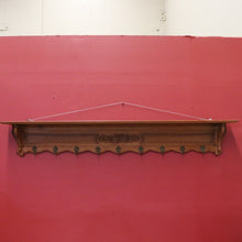 Load image into Gallery viewer, x SOLD Vintage French Coat Rack for Coats Umbrellas Hats Bags and Scarves. Brass Hooks B10558