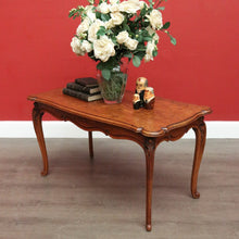 Load image into Gallery viewer, x SOLD Vintage French Oak Coffee Table, Lamp Side Table with Carved Legs, Scroll Feet B10237