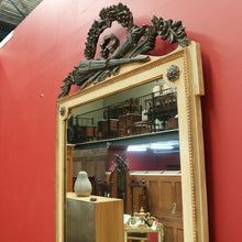 Load image into Gallery viewer, Vintage Palladio Italy Wall Hanging Italian Mirror, Neoclassical torch and swags B10698