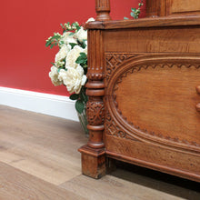 Load image into Gallery viewer, x SOLD Antique French Hall Settle with Blanket Box Seat Oak Greenman Hall Chair Bench B10661