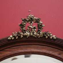 Load image into Gallery viewer, x SOLD Antique French Oak Dressing Table, Mirror Back Hall Cabinet Cupboard, Marble Top. B10522