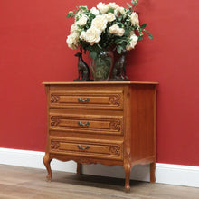 Load image into Gallery viewer, x SOLD Vintage French Chest of Drawers, 3 Drawer Hall Cabinet Cupboard Chest of Drawers B10951
