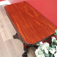 Load image into Gallery viewer, x SOLD Antique English Mahogany Tea Table, Sofa Table, Fold Over Games Card Table B10651
