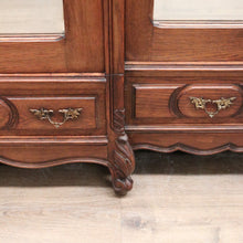 Load image into Gallery viewer, x SOLD Antique French Armoire, French Oak and Mirror Three Door Breakfront Wardrobe B11115
