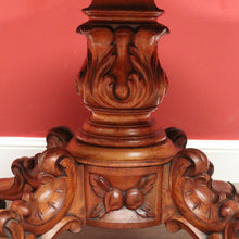 Load image into Gallery viewer, x SOLD Antique English Burr Walnut Kitchen or Dining Table for 4, Centre or Foyer Table B11153
