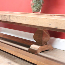 Load image into Gallery viewer, x SOLD One Twin Pedestal European French Style Bench Seat for Dining, Hall or Verandah B11240