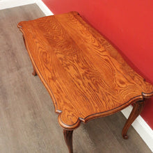 Load image into Gallery viewer, x SOLD Vintage French Oak Coffee Table, Lamp Side Table with Carved Legs, Scroll Feet B10237