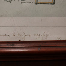 Load image into Gallery viewer, x SOLD Antique French Oak Frame with Certificate of Communion. Tapestry or Mirror Frame. B11258