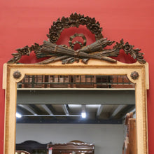 Load image into Gallery viewer, Vintage Palladio Italy Wall Hanging Italian Mirror, Neoclassical torch and swags B10698
