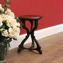 Load image into Gallery viewer, x SOLD Antique English Child's Ship Stool, Antique Cast Iron Swivel Seat Child's Seat B10987