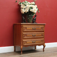 Load image into Gallery viewer, x SOLD Vintage French Chest of Drawers, 3 Drawer Hall Cabinet Cupboard Chest of Drawers B10951