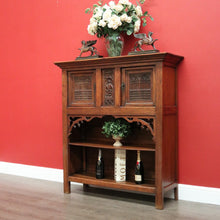 Load image into Gallery viewer, x SOLD Antique French Sacrament Cabinet, Church, Court Cabinet, Sideboard Bookcase Oak. B10330