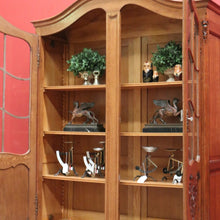 Load image into Gallery viewer, x SOLD Antique French Oak China Cabinet, French 2 Door Bookcase Cabinet Hall Cupboard B10754