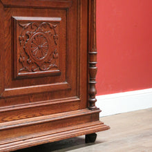 Load image into Gallery viewer, x SOLD Antique French Country Hall Cabinet, French Oak Drinks Cupboard, Side or Foyer Cabinet B10883