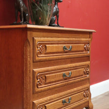 Load image into Gallery viewer, x SOLD Vintage French Chest of Drawers, 3 Drawer Hall Cabinet Cupboard Chest of Drawers B10951