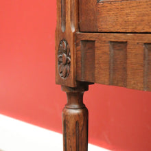 Load image into Gallery viewer, x SOLD Antique French Oak and Marble Bedside Table, Bedside Cupboard, Lamp Table B10869