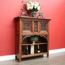 Load image into Gallery viewer, x SOLD Antique French Sacrament Cabinet, Church, Court Cabinet, Sideboard Bookcase Oak. B10330