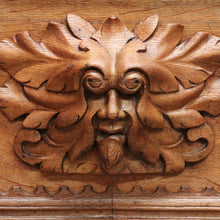 Load image into Gallery viewer, x SOLD Antique French Hall Settle with Blanket Box Seat Oak Greenman Hall Chair Bench B10661