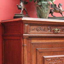Load image into Gallery viewer, x SOLD Antique French Country Hall Cabinet, French Oak Drinks Cupboard, Side or Foyer Cabinet B10883