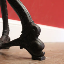 Load image into Gallery viewer, x SOLD Antique English Child's Ship Stool, Antique Cast Iron Swivel Seat Child's Seat B10987