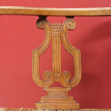 Load image into Gallery viewer, x SOLD Antique French Corner Chair Oak and Rush Seat Music Chair Bedroom Chair Armchair B10748