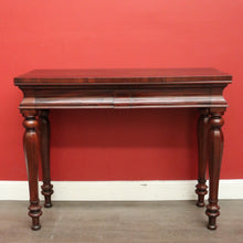 Load image into Gallery viewer, x SOLD Antique English Mahogany Hall Table With 2 Drawers to the Apron, Side Table. B10384