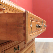 Load image into Gallery viewer, x SOLD Antique French Chest of Drawers Desk, 3 Drawer Writing Bureau Office Desk Chest B10712