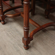 Load image into Gallery viewer, x SOLD Set of 8 Antique French Dining Chairs, Kitchen Chairs with Brass Studs to Seats. B10281