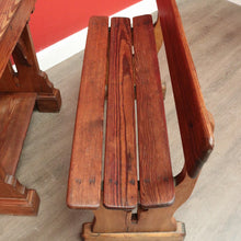 Load image into Gallery viewer, x SOLD Antique French Marriage Celebrant Desk and Bench Seat Wedding Desk and Chair Set B10140