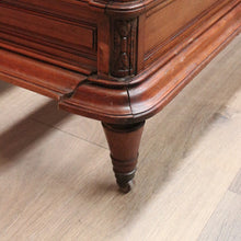 Load image into Gallery viewer, x SOLD Antique French Walnut and Cane Insert Double Bed. Antique French Bed with Slats B10844`