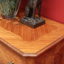 Load image into Gallery viewer, x SOLD Antique French Chest of Drawers, Antique Walnut and Inlay 2 Drawer Hall Cabinet. B10439