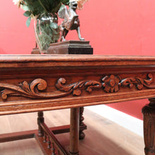 Load image into Gallery viewer, x SOLD Antique French Desk, Stretcher Base Desk or Table for Four. Antique Office Desk B10870