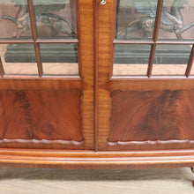 Load image into Gallery viewer, x SOLD Antique English Mahogany China Cabinet, Display Cupboard Hall Cabinet, Bookcase B10675