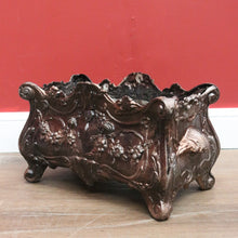Load image into Gallery viewer, x SOLD Antique French Cast Iron Jardinière, Planter, Plant Stand, Kindling Holder B11035