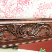 Load image into Gallery viewer, x SOLD Antique French Oak Mirror, Mantle Mirror, French Trumeau Mirror, Toile Fabric B10746