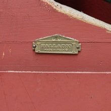 Load image into Gallery viewer, Vintage Palladio Italy Wall Hanging Italian Mirror, Neoclassical torch and swags B10698