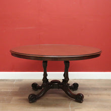 Load image into Gallery viewer, x SOLD Antique Australian Cedar Oval Table, Dining Table, Glass Top Kitchen, Hall Table B11099