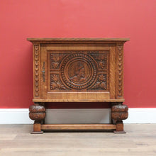 Load image into Gallery viewer, x SOLD Antique Dutch Hall Cabinet Sideboard, TV Unit.  Hall Cabinet Stationery Cupboard B10540