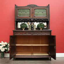 Load image into Gallery viewer, x SOLD Antique French Oak Sideboard 2 Height Cabinet Cupboard, One of 2 available. B10213a