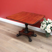 Load image into Gallery viewer, x SOLD Antique English Mahogany Tea Table, Sofa Table, Fold Over Games Card Table B10651