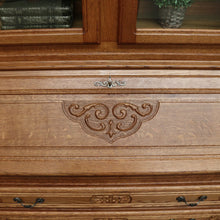 Load image into Gallery viewer, x SOLD Vintage French Secretaire Bureau, Chest of Drawers Bookcase Desk Pull out Slides B10470