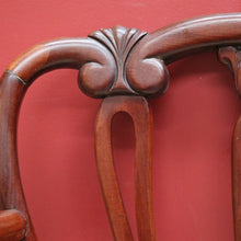 Load image into Gallery viewer, x SOLD Vintage French Armchair, French Mahogany 1950 Hall Chair Bedroom Chair Armchair B11057