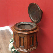 Load image into Gallery viewer, x SOLD Antique French Oak Baptismal Font. Antique French Church Gothic Baptism Font. B11030