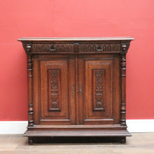 Load image into Gallery viewer, x SOLD Antique French Farmhouse Oak Sideboard, Hall Cabinet, Two Drawer Drinks Cabinet B11114