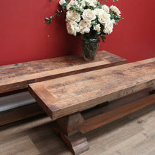 Load image into Gallery viewer, x SOLD One Twin Pedestal European French Style Bench Seat for Dining, Hall or Verandah B11240