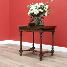 Load image into Gallery viewer, x SOLD Antique French Sofa Table, Drawer Leaf Study Desk, Hall Table Lamp Side Table B10635