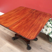 Load image into Gallery viewer, x SOLD Antique English Mahogany Tea Table, Sofa Table, Fold Over Games Card Table B10651