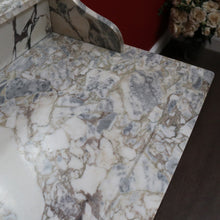 Load image into Gallery viewer, x SOLD Antique French Oak Dressing Table, Mirror Back Hall Cabinet Cupboard, Marble Top. B10522