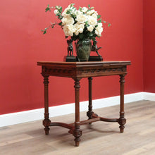 Load image into Gallery viewer, x SOLD Antique French Sofa Table, Drawer Leaf Study Desk, Hall Table Lamp Side Table B10635