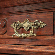 Load image into Gallery viewer, x SOLD Antique French Country Hall Cabinet, French Oak Drinks Cupboard, Side or Foyer Cabinet B10883